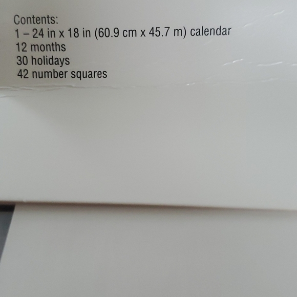 REUSEABLE ACTIVITY CALENDAR SET - Picture 2 of 2